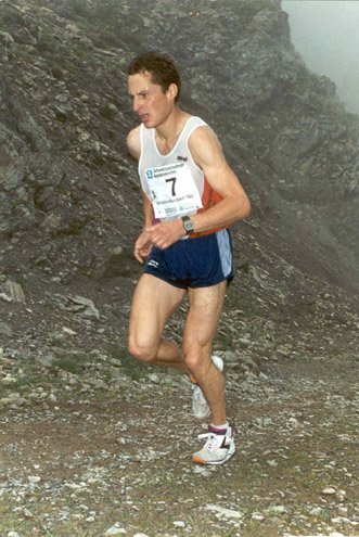 John at the Gotschna-Berglauf in 1995 